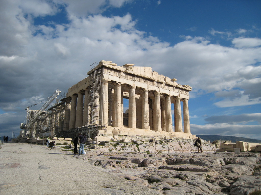 アテネにあるパルテノン神殿